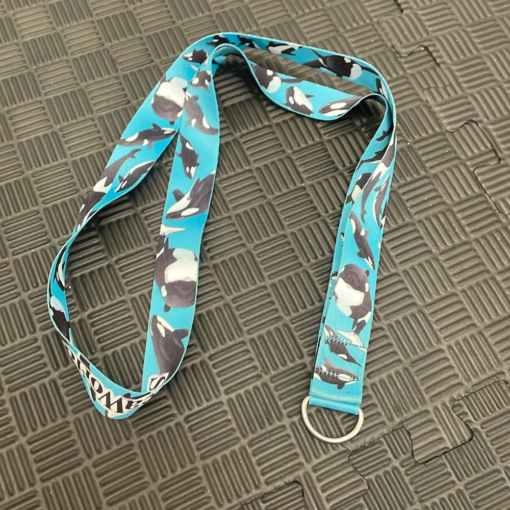 Orca seaworld lanyard
